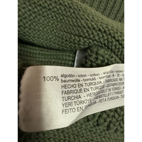 Zara Green Crochet Knit Sleeveless Lace Up Tie Camisole Cami Crop Top Size M - Picture 5 of 5